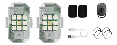 Luces Estroboscópicas Led Para Aviones Con Control Remoto,