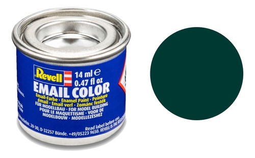 Pintura Revell Enamel Mate Color 321 40 Negro Verdoso