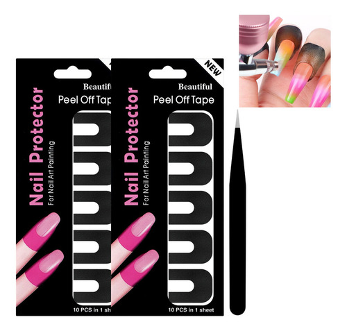 Protector De Uñas, Saviland 99,99%+ Protección U V,