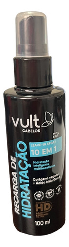 Kit Vult Recarga Hidratação Shampoo Condicion Spray Leave-in