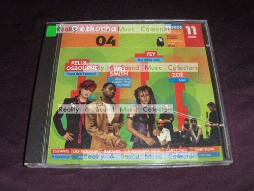 Ezkucha Cd 04 Fey Zoe Kelly Osbourne Cabezones Pink Punk (Usado)