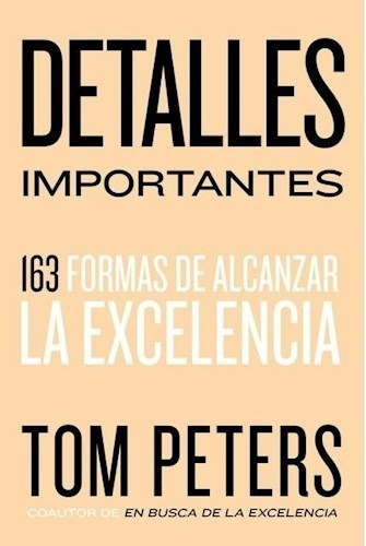 Libro Detalles Importantes De Tom Peters