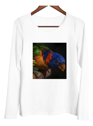 Remera Mujer Ml Aves 3 Ave Multicolor Posada Tronco