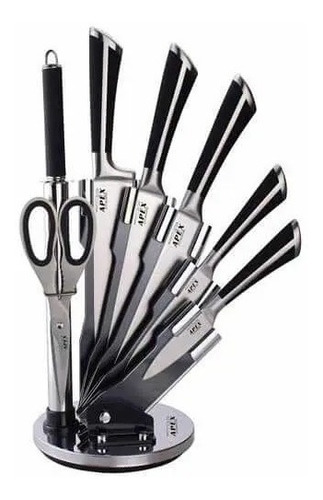 Juego Set Kit De Cuchillos Chef Cocina Acero Inoxidable 