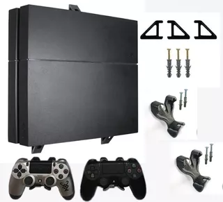 Suporte Parede Playstation 4 Slim (console + 2 Controles)