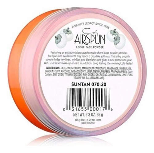 Polvo Airspun 100% Original Traído De Usa