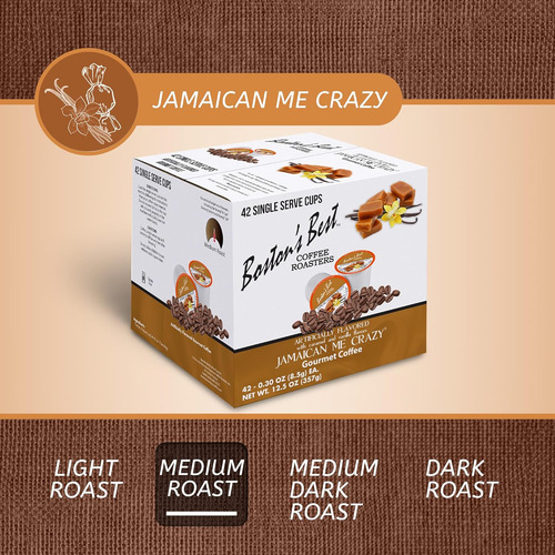 Boston's Best Café Sabor Jamaican Me Loco, 42 Tazas, Keurig
