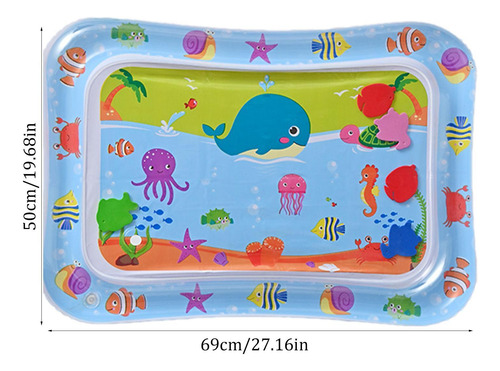 Alfombra De Juegos De Agua Estera De Agua Para Bebés Almohad