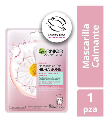 Garnier Skin Active Mascarilla Hidra Bomb Hidrata Calmante