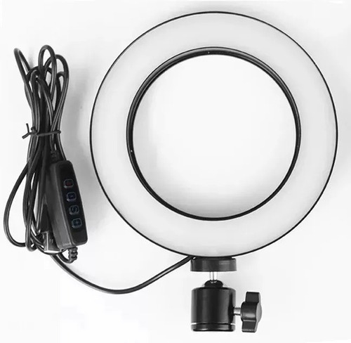 Luminador Ring Light 16cm Usb Led Misto 3500k 5500k + Trip
