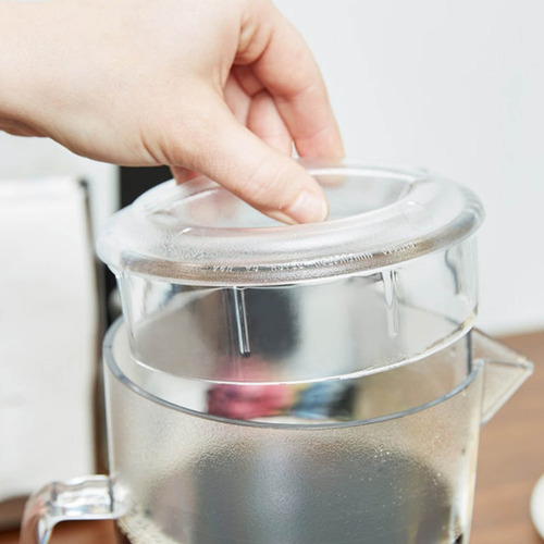 Jarra Para Agua De Policarbonato Transparente 2 Lt Con Tapa