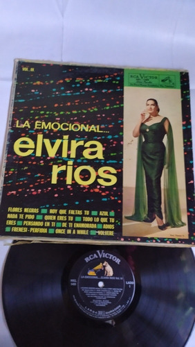 Elvira Ríos La Emocional Disco De Vinil Original 