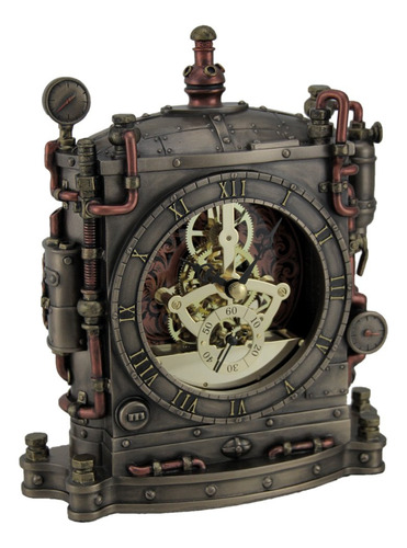 The Grand Machine Steampunk Style - Reloj De Repisa Con Acab