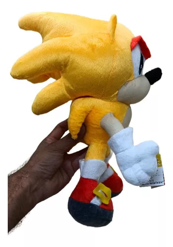 Boneco Pelucia Sonic Tails 50cm Novo Unissex Antialergico