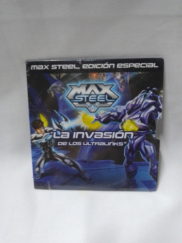 Figura De Accion Max Steel Y Extroyer En Caja Mas Dvd (Usado)