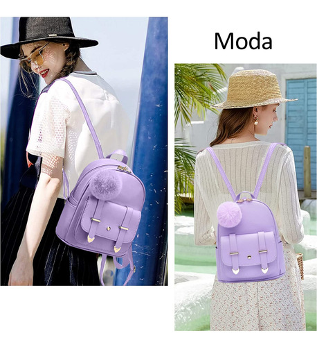 Mini Mochila De Moda Para Mujer Casuals, Mochila Antirrobo
