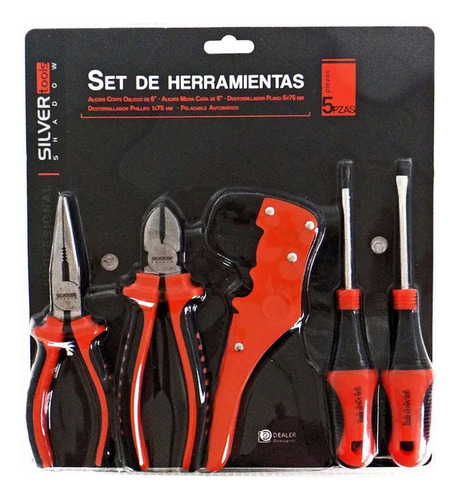 Juego Set Kit 3 Herramientas Alicate Destornillador Calidad