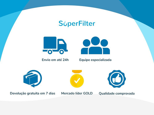 2x Refil Filtro Carvão Ativado 3m Aqualar Ap230 - Original