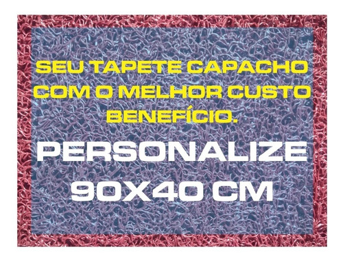 Tapete Capacho 90x40 Personalizado Empresa Loja Condomínio