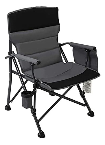 Pacific Pass Camping Chair Heavy Duty Padded Chair, 400lbs C