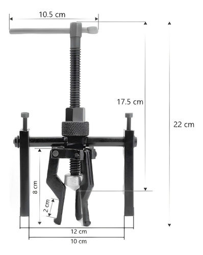 Extractor Rodamiento Interno Engranaje Cojinete