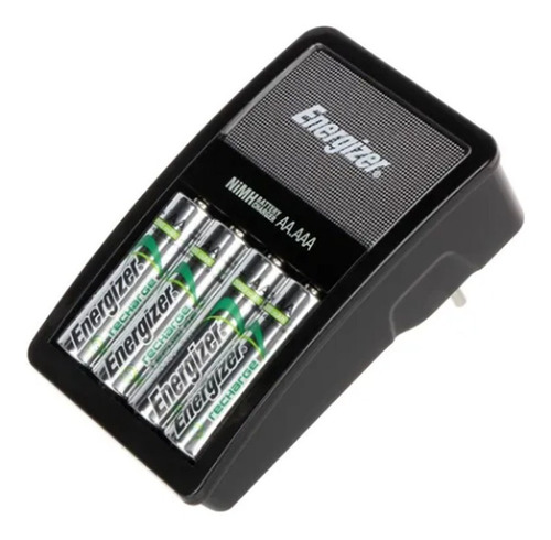 Imagen 3 de 3 de Cargador De Pilas Energizer Chvcm4 Maxi Aa/aaa + 2 Pilas Aa