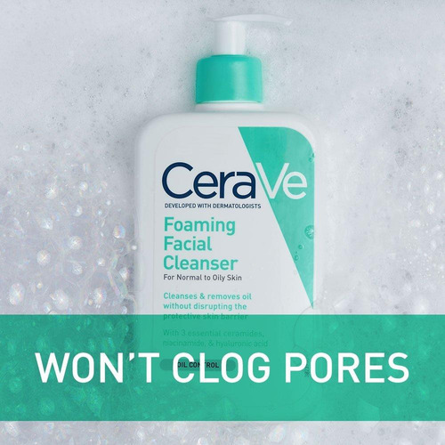 Cerave Foaming Facial Cleanser - Ml A Tipo De Piel Mixta