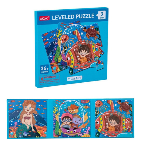 Rompe Cabezas Puzzle Niños 3 Juegos En Uno