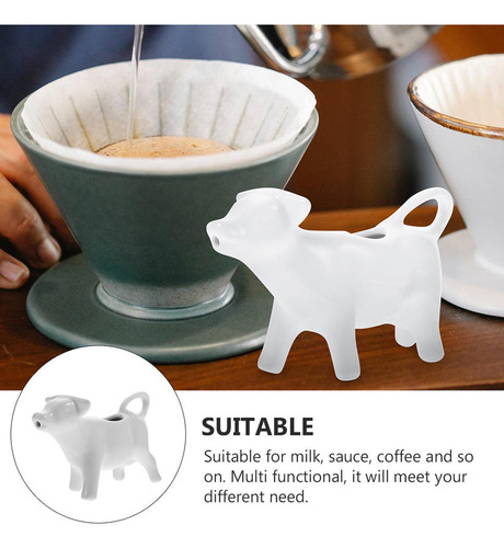 Jarra De Cerámica Para Leche Con Forma De Animales, 2 Unidad