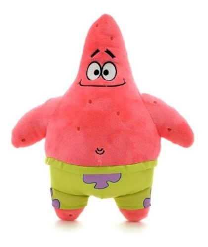 Imagen 2 de 5 de Peluche Bob Esponja 25 Cm - Patricio
