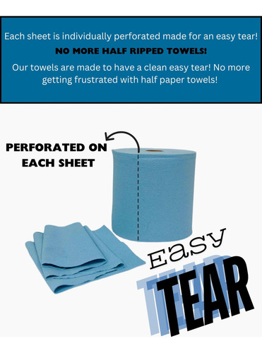 Tuff-towel Rollo Para Tiendas Mecánicas Y Granjas 450 Hojas