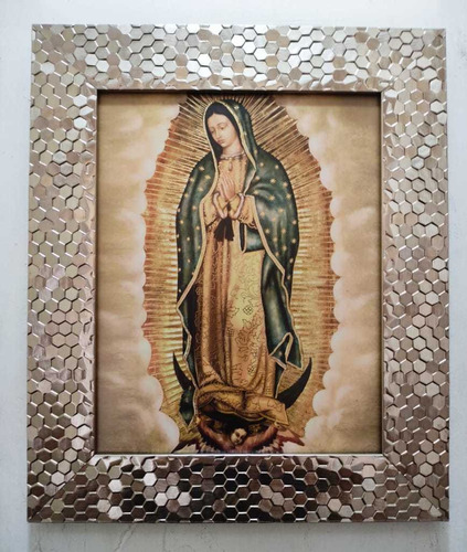 Virgen De Guadalupe B 30 X 35 Cms Marco Condesita