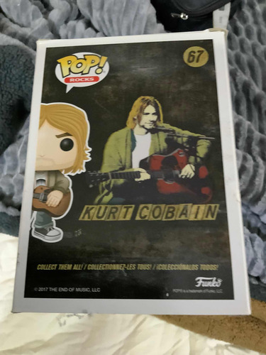 Funko Pop Rocks Kurt Cobain 67 Fye Exclusive (Usado)