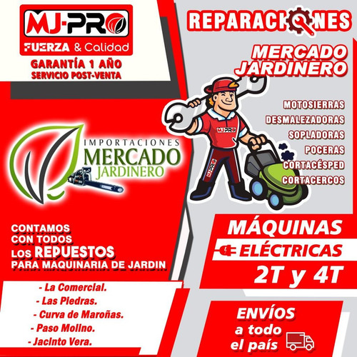 Imagen 3 de 4 de Kit De Bombin +bujia+filtro Nafta Desmalezadora