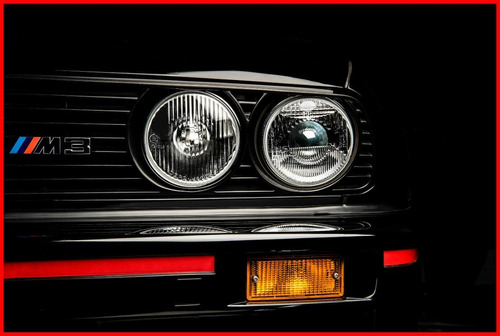 Bmw M3 E30 1987 Cuadro Enmarcado 45x30cm