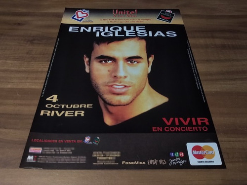 (pd714) Publicidad Enrique Iglesias River Plate * 1997