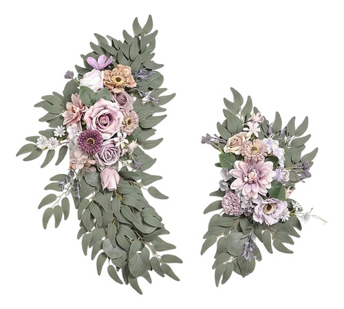 O Mesa De Boda De Alta Gama Con Forma De Ramo De Flores Arti
