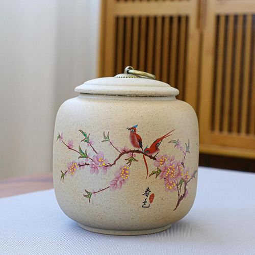 Contenedor De Té De Cerámica, Tarro De Té Hermético,