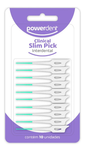 Escova Dentes Interdental Clinical Slim Pick 10un Powerdent