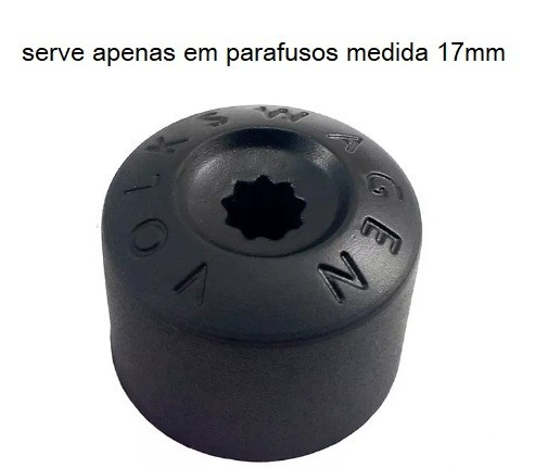 Imagem 3 de 6 de 20 Capas Capa Parafuso Roda Ferro Vw + Kit Capa De Valvula