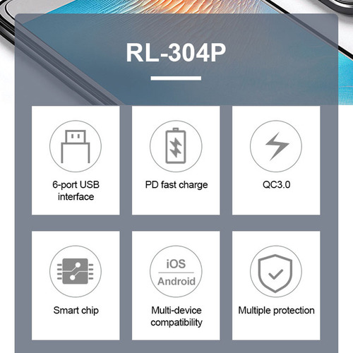 Recargador Usb Pd Qc3.0 Compact Relife
