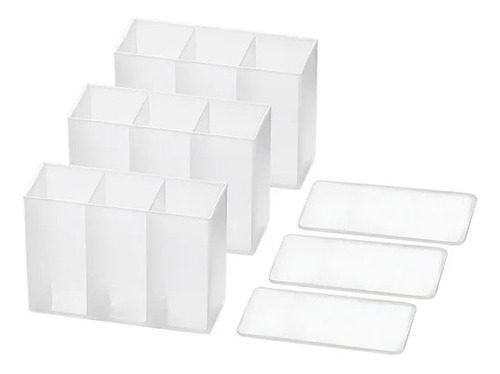 Caja Adhesiva De Almacenamiento De Artículos X3 Unidades