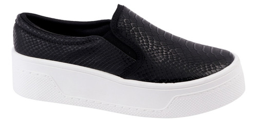 Fratello Tenis Casual Color Negro Para Mujer 7800