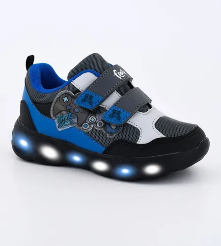 Zapatillas Footy Niño Hi351 Joystick Con Luces Led Pisar