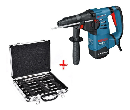 Martillo Rotopercutor Bosch Sds 800w Gbh 3-28 Dre + Set Sds