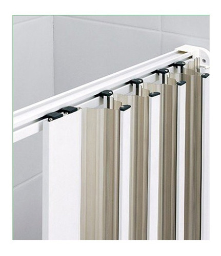 Mampara Plegable Para Baño Pvc 1.00*1.85