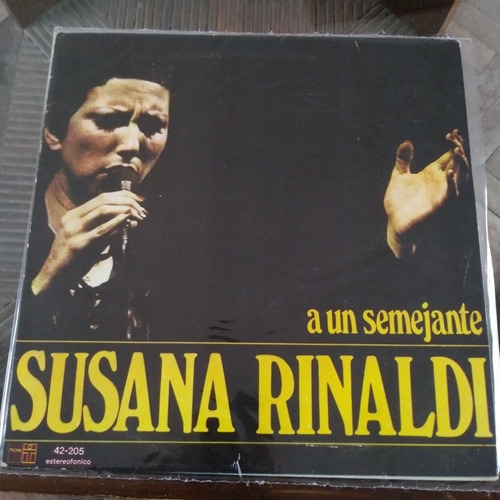 Susana Rinaldi A Su Semejante Lp Tango, Leer Descripción