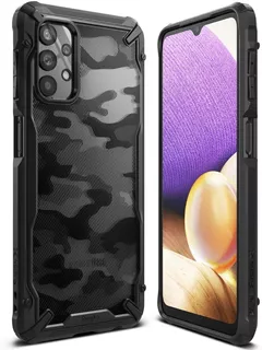 Funda Case Ringke Fusion X Bumper Para Samsung A32 5g (6.5') Color Camo Black