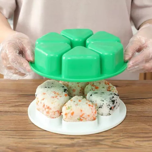 1 Molde De Sushi De 6 Furos Onigiri Press Ball Rice Ball