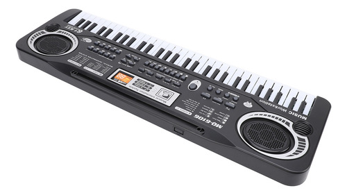 Teclado Electrónico Para Niños, Micrófono De Piano De 61 Tec